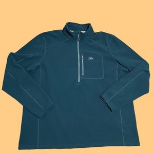 LL Bean Trail Fleece Quarter Zip Sweater